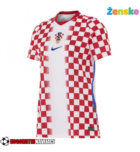 Ženske Nogometnih dresov Hrvaška Domači SP 2026 Kratki rokavi Ženske Nogometnih dresov Hrvaška Domači SP 2026 Kratki rokavi